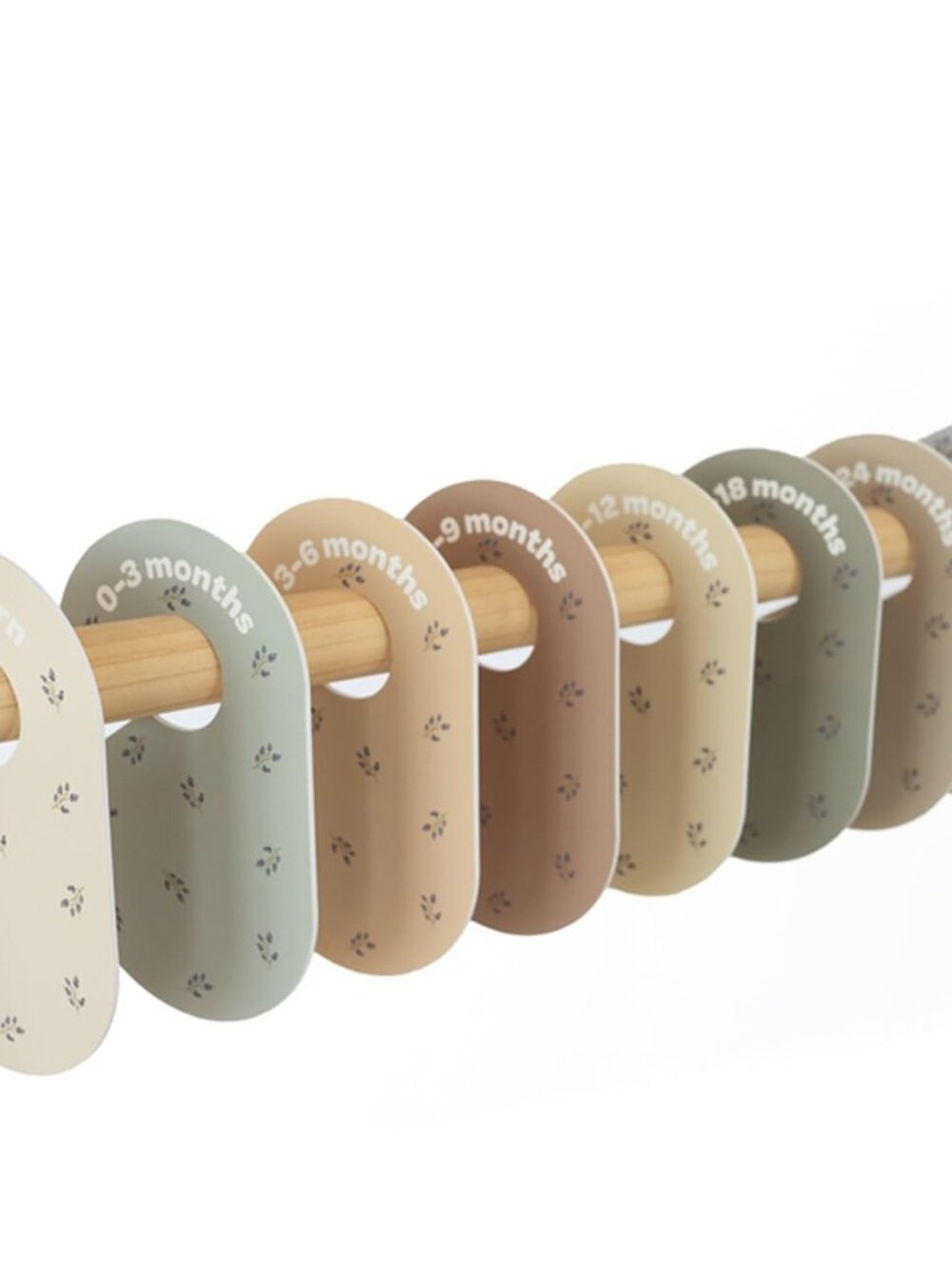 Baby Closet Dividers, Newborn to 2T, Blueberry, 8 Piece Set